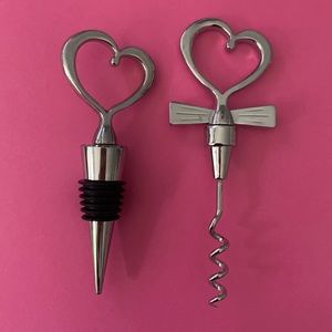 Heart cork screw and wine stopper💕💕